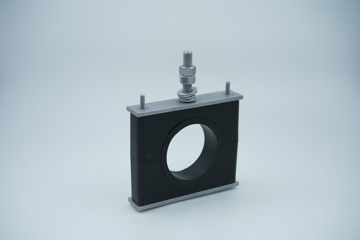 LS-050 light-series PA66 nylon wind turbine clamp with zinc-nickel bracket for control and signal cables